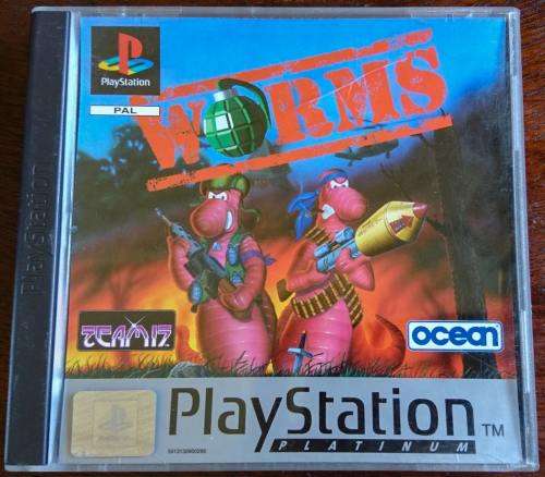 Worms - PS1 (Platinum)(Retro)