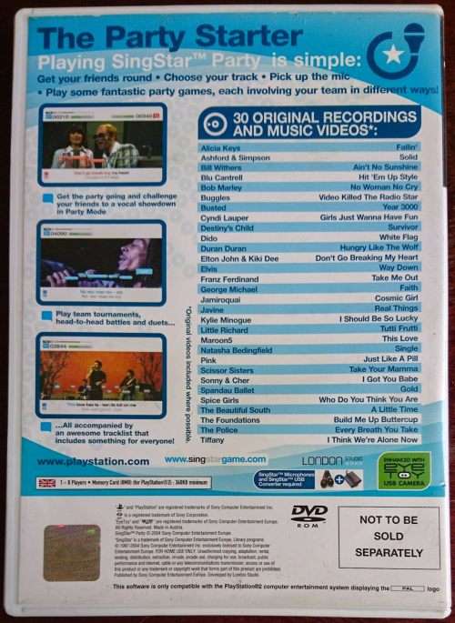 Singstar Party - PS2