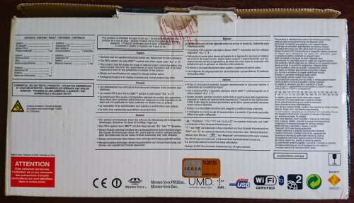 Boxed Piano Black PSP 2004 Console