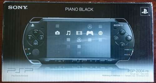 Boxed Piano Black PSP 2004 Console