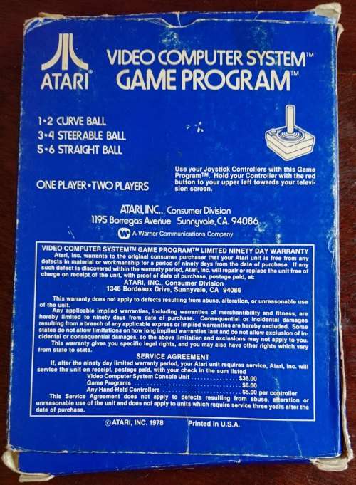 Bowling - Atari 2600 (Boxed)(Retro)