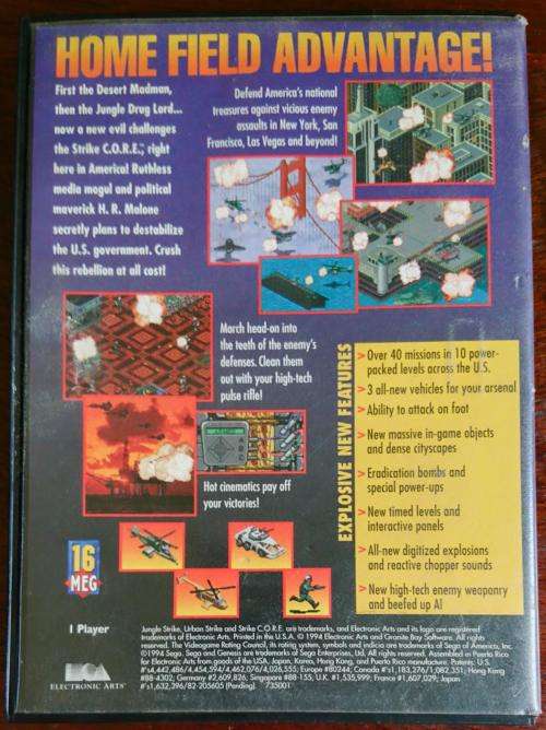 Urban Strike - Mega Drive