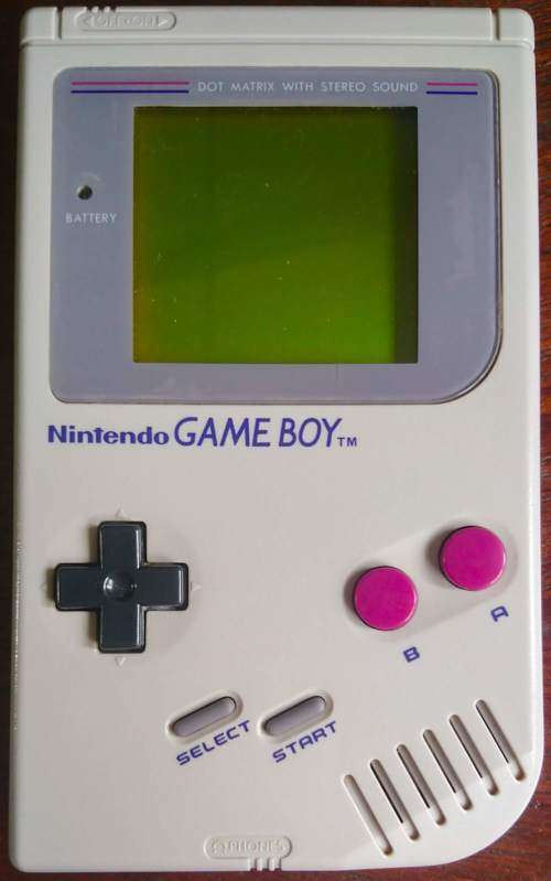 Grey Game Boy Original Console