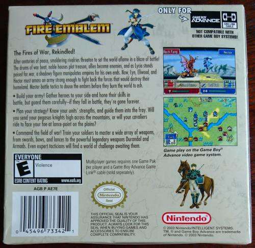 Fire Emblem - Game Boy Advance (Boxed)(Retro)