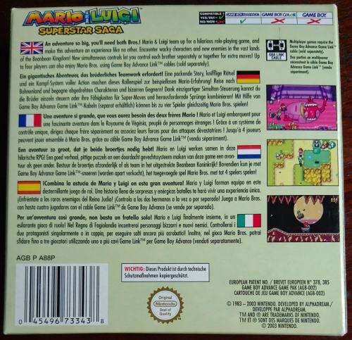 Mario & Luigi Superstar Saga - Game Boy Advance (Boxed)(Retro)