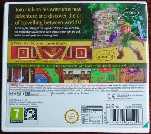 Legend of Zelda: A Link Between Worlds - 3DS