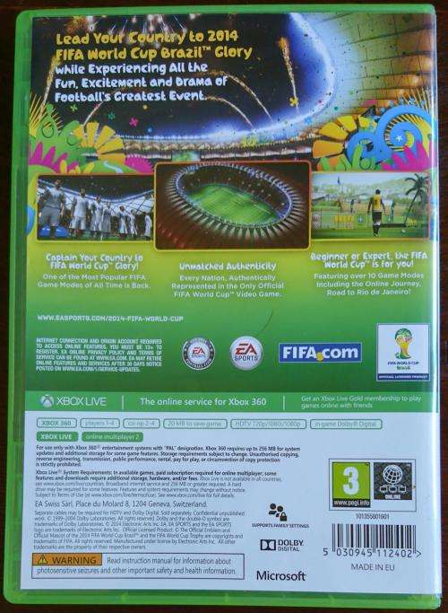 2014 FIFA World Cup Brazil - Xbox 360