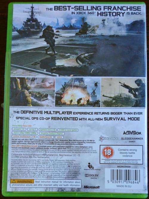 Call of Duty Modern Warfare 3 - Xbox 360