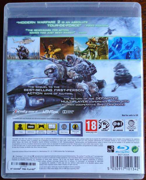 Call of Duty Modern Warfare 2 - PS3