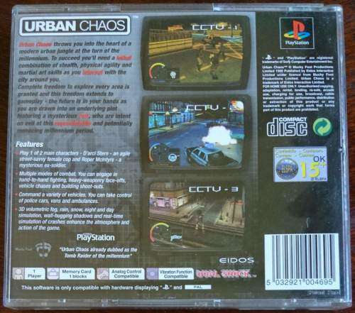 Urban Chaos - PS1 (Retro)