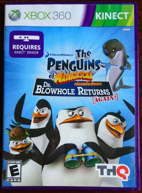 Kinect: Penguins of Madagascar: Dr Blowhole Returns Again - Xbox 360 (NTSC / American)