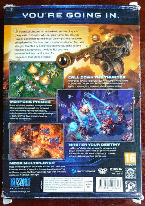 StarCraft: Wings of Liberty (Original release with slipcover) - PC