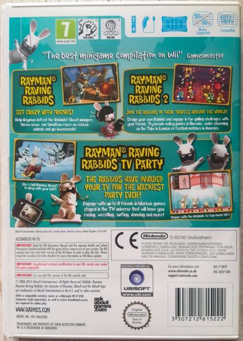 Raving Rabbids Party Collection - Wii.