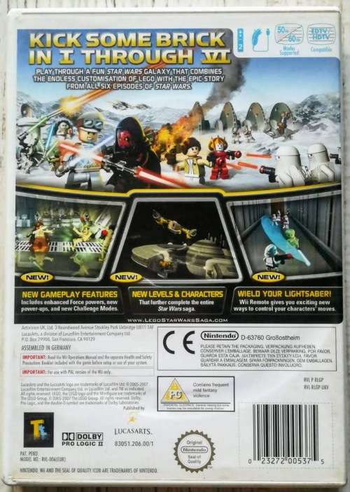 Lego Star Wars The Complete SAGA - Wii.