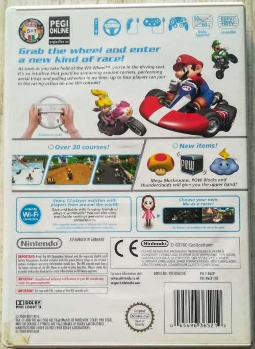 Mario Kart + wheel - Wii.