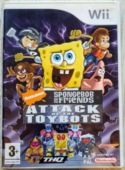 Spongebob & Friends: Attack of the Toybots - Wii.
