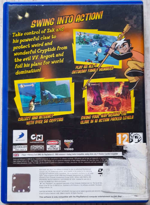 Secret Saturdays Beasts of the 5th Sun - PS2