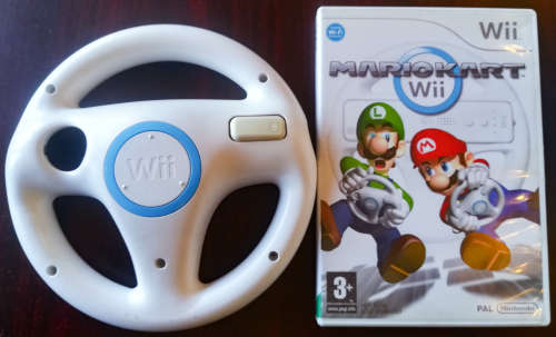 Mario Kart + Wheel - Wii.