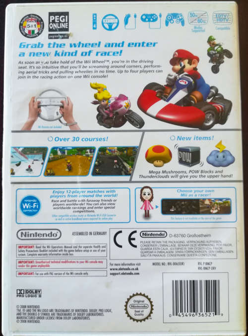 Mario Kart + Wheel - Wii.