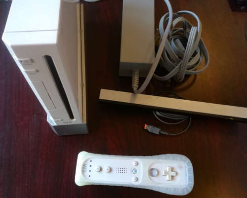 White Wii Console + Original Wii Remote
