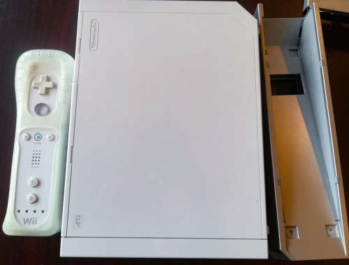 White Wii Console + Original Wii Remote