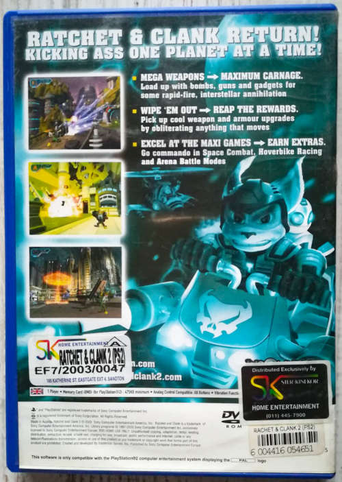 Ratchet & Clank 2 - PS2 (Platinum disc)