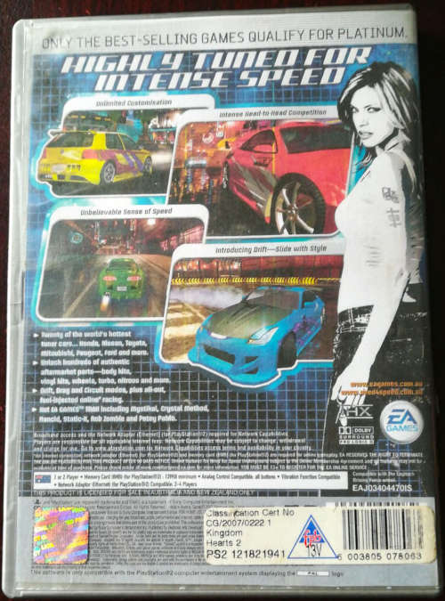 Need for Speed Underground - PS2 (Platinum)