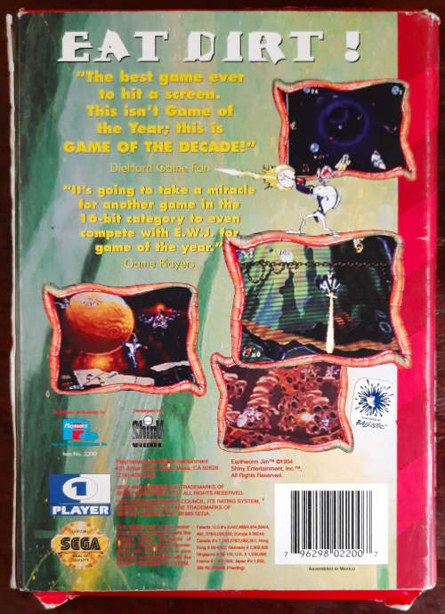 Earthworm Jim - Genesis (Boxed)