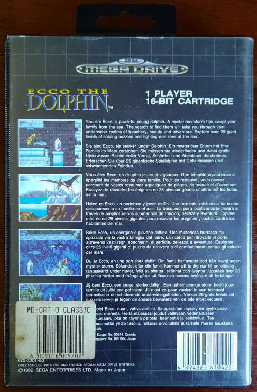 Ecco the Dolphin - Mega Drive
