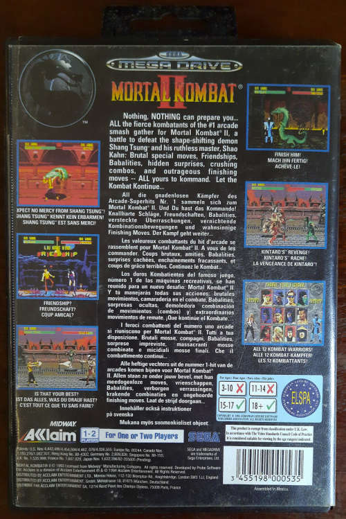 Mortal Kombat II - Mega Drive
