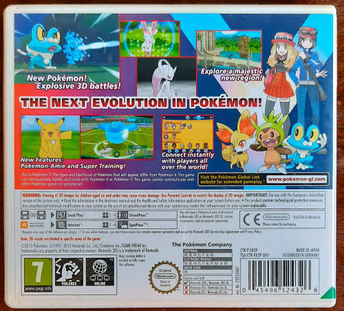 Pokemon Y - 3DS