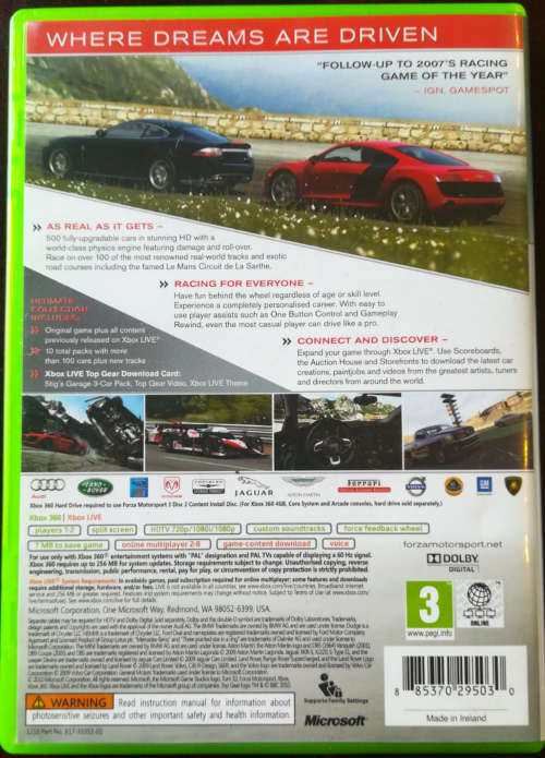 Forza 3 Ultimate Edition - Xbox 360 (Classics)