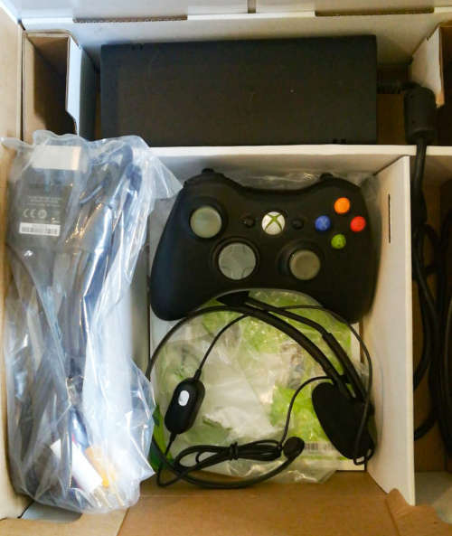 Boxed Xbox 360 S Console 250GB + Original Controller
