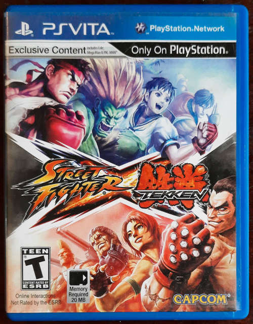 Street Fighter x Tekken - PS Vita (NTSC / American / Region free)