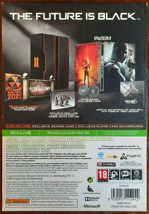 Call of Duty Black Ops II Hardened Edition - Xbox 360