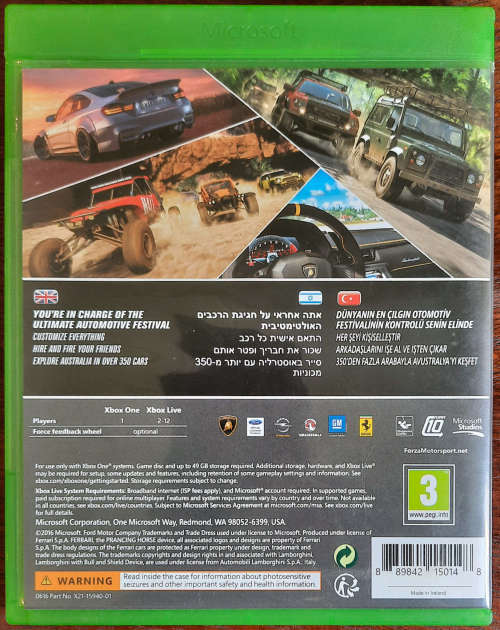 Forza Horizon 3 - Xbox One