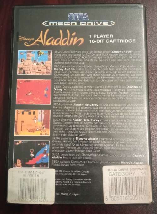 Aladdin - Mega Drive