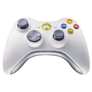 Official Xbox 360 Wireless Controller White + rechargeable battery pack/ cable