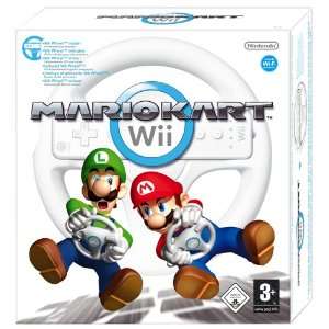 Mario Kart + Black Wheel Wii