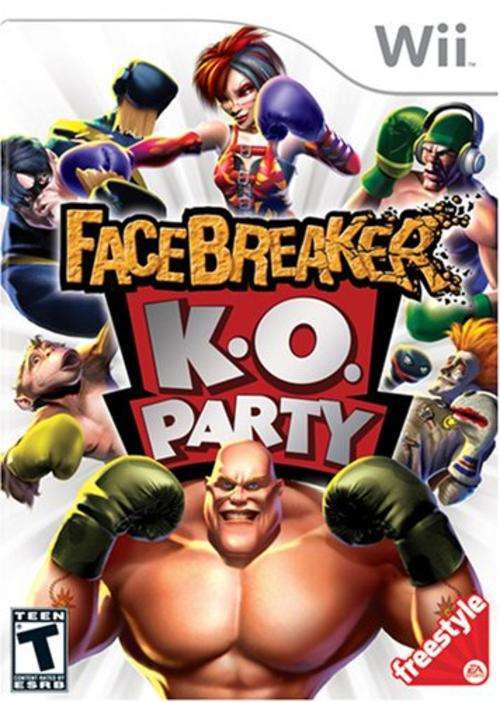 FaceBreaker K.O. Party Wii (Missing booklet)