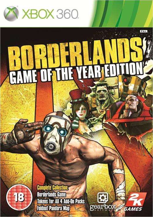 Borderlands Game Of The Year Xbox 360