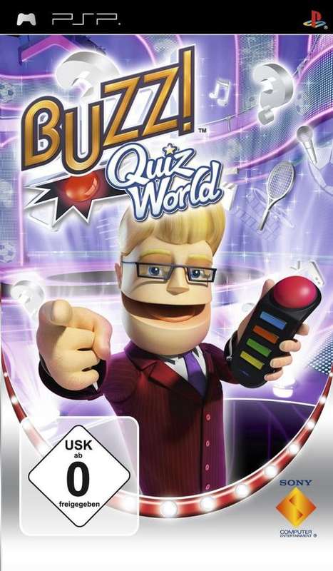 Buzz Quiz World PSP NEW