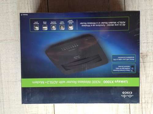 Cisco Linksys N300 Wireless Router with ADSL2 + Modem NEW