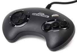 Original Sega Mega Drive 3 button controller