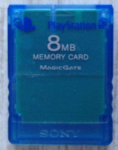 Official Sony PS2 8MB Memory Card - Assorted colours
