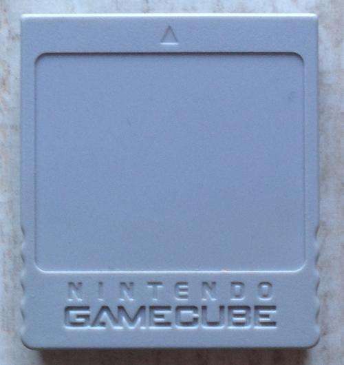 Original Gamecube Memory Card