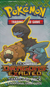 Pokemon trading cards 3 Pack - Black & White Dragons Exalted FREE POST
