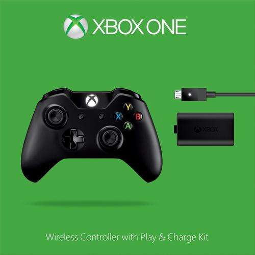 Official Xbox One Wireless Controller + Play and Charge Kit