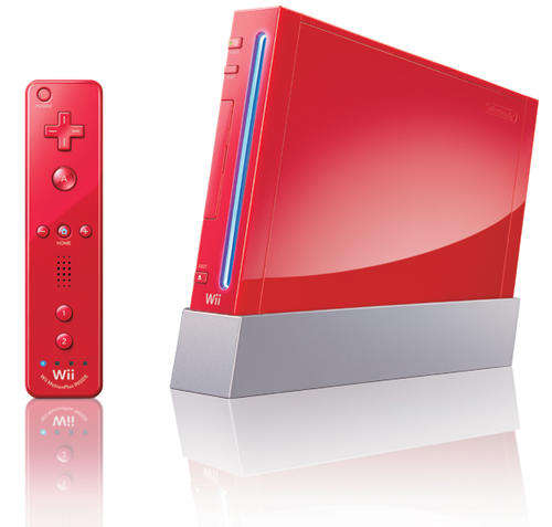 Boxed Red Wii Console