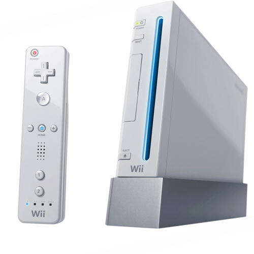 White Wii Console with standard accessories